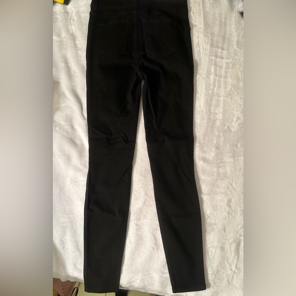 NWT $128 Spanx small tall black pull on jean leggings. Slimming. - Picture 11 of 14